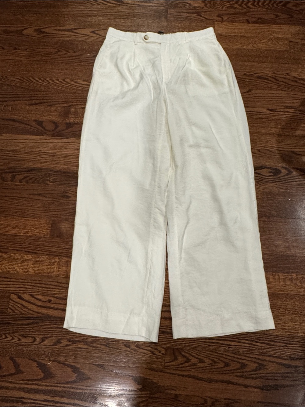 Banana Republic Cream Trousers in Size Medium